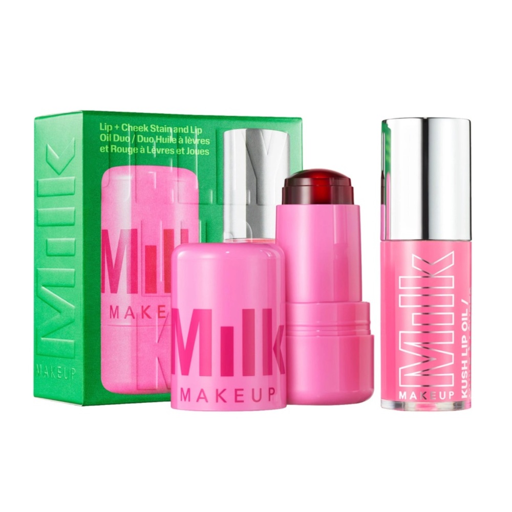 💎 MILK MAKEUP The Jelly Lip Kit: Lip + Cheek Stain & Lip Oil Duo New In Box